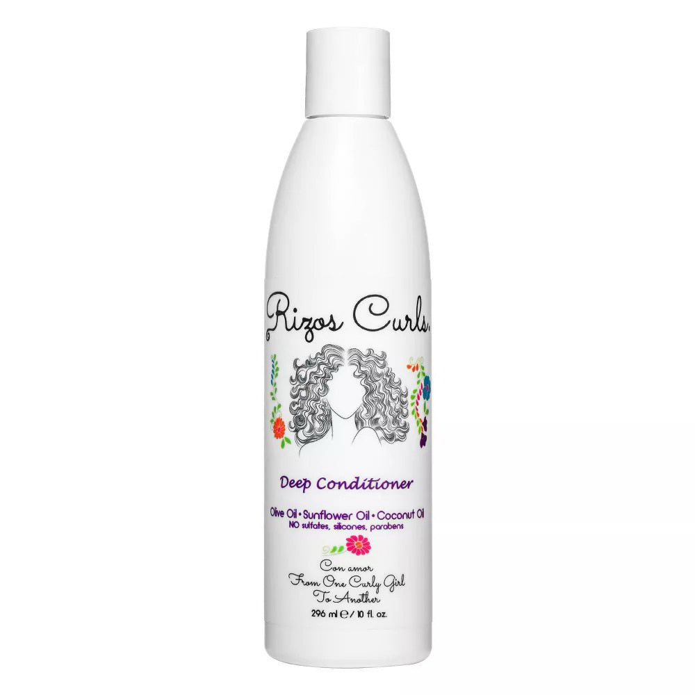 Rizos Curls Deep Hair Conditioner with Olive Sunflower and Coconut Oils 10Oz (296ml)